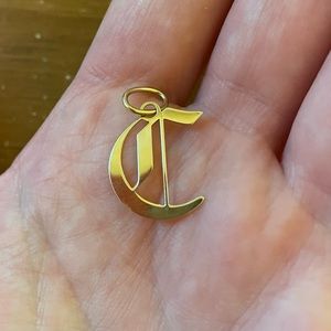 14k Old English “C” pendant